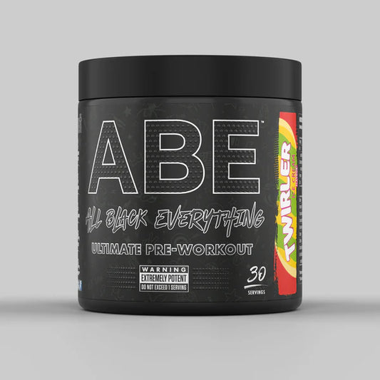 Tub of ABE Ultimate Pre-Workout from Applied Nutrition in the flavour Twister