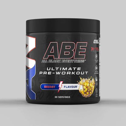 Tub of ABE Ultimate Pre-Workout from Applied Nutrition in the flavour Energy