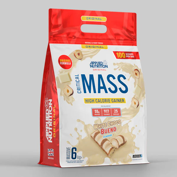 Pouch of Critical Mass From Applied Nutrition in the flavour White Choco Bueno