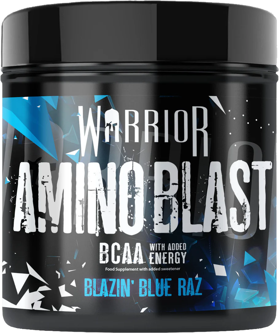 Tub Of Amino Blast BCAA from the brand Warrior In the flavour Blazin' Blue Raz