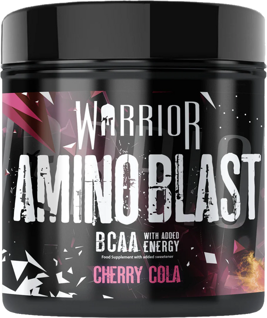 Tub Of Amino Blast BCAA from the brand Warrior In the flavour Cherry Cola