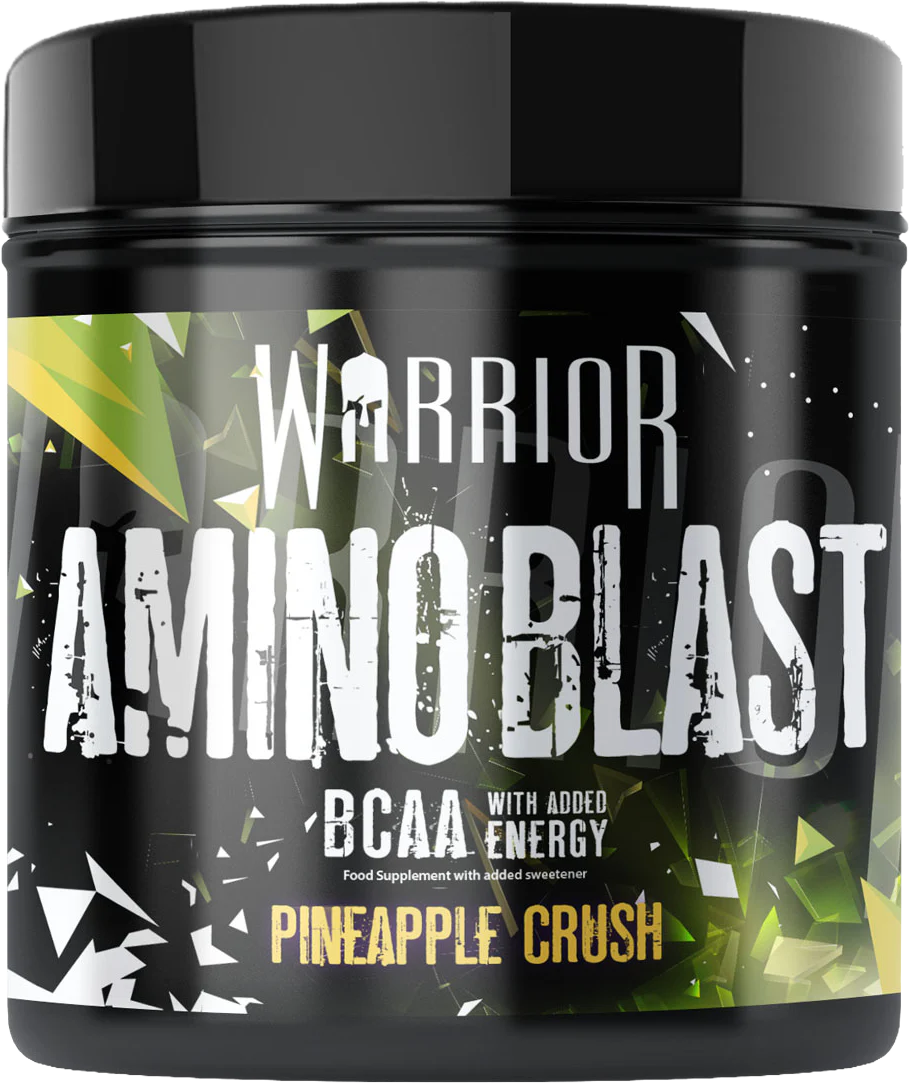 Tub Of Amino Blast BCAA from the brand Warrior In the flavour Pineapple Crush