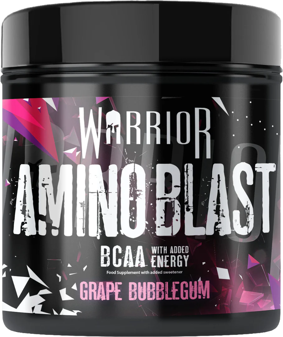 Tub Of Amino Blast BCAA from the brand Warrior In the flavour Grape Bubblegum